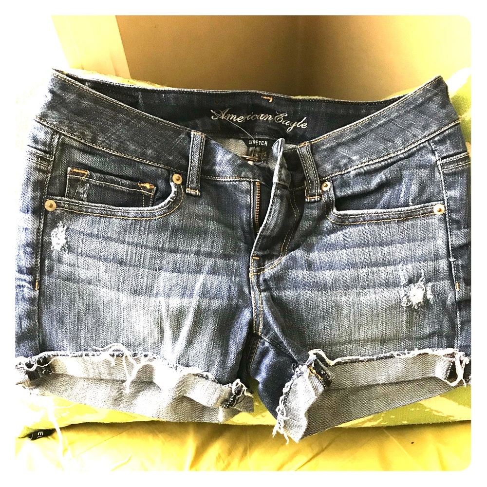 American Eagle stretch denim shorts